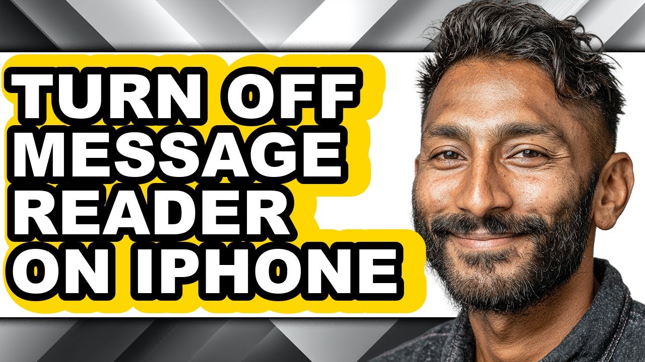 How to Turn Off Message Reader on Iphone (easy Method)