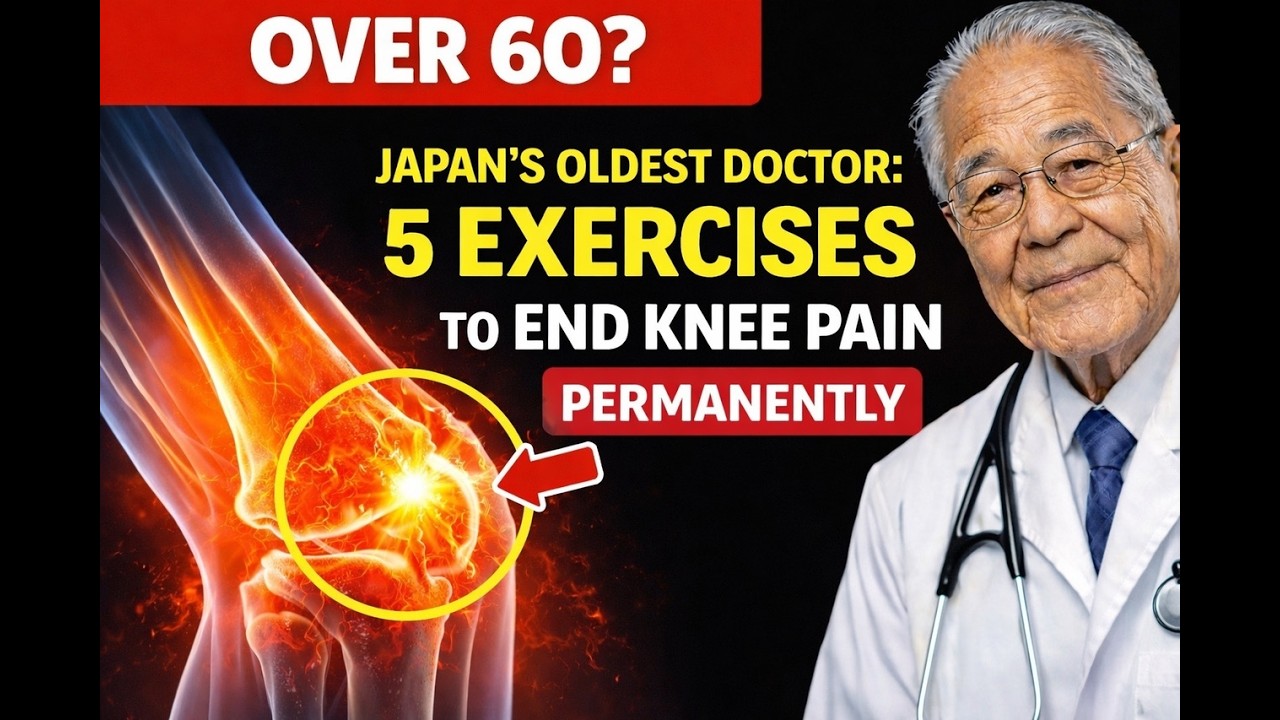 Over 60? Japan’s Oldest Doctor Reveals 5 Moves to Reverse Knee Pain