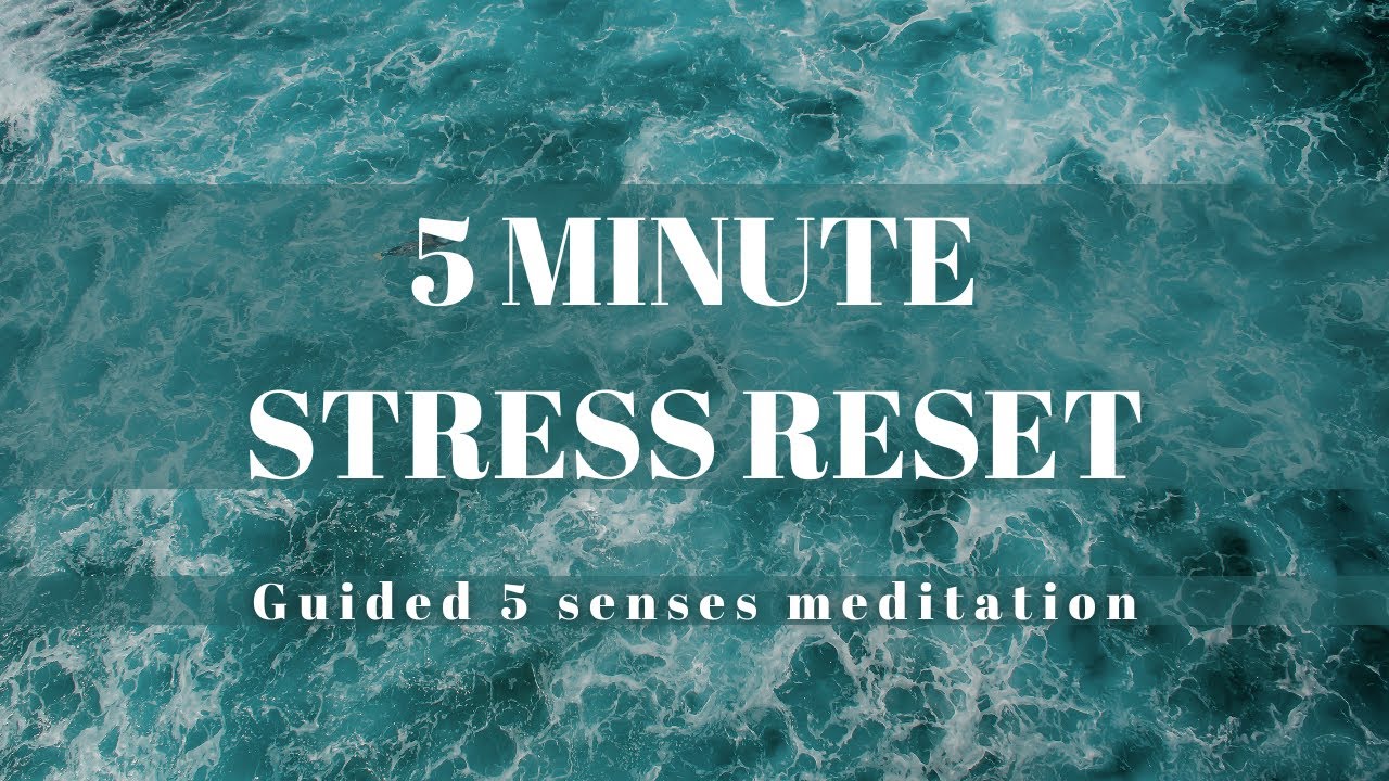 5 Minute Stress Reset. Easy guided 5 Senses Meditation