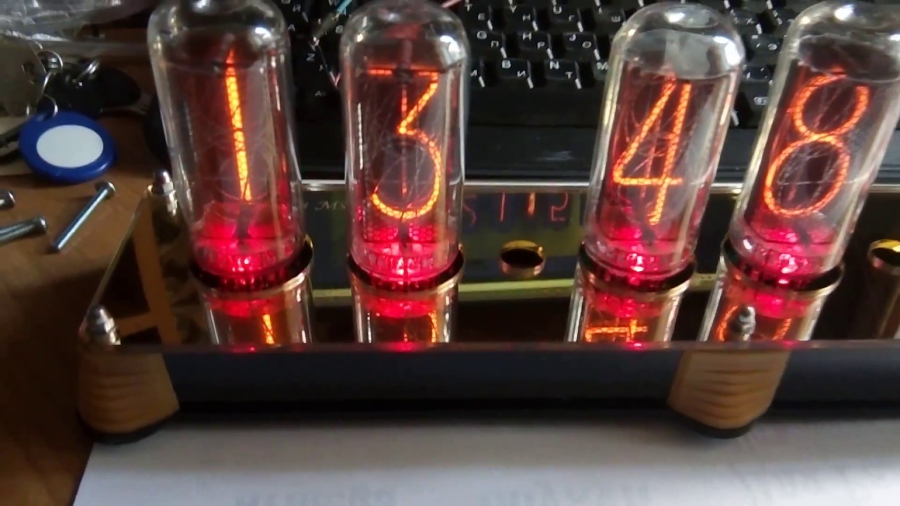 NEXIE CLOCK IN-18 ( Самодельные Часы на ИН-18 )