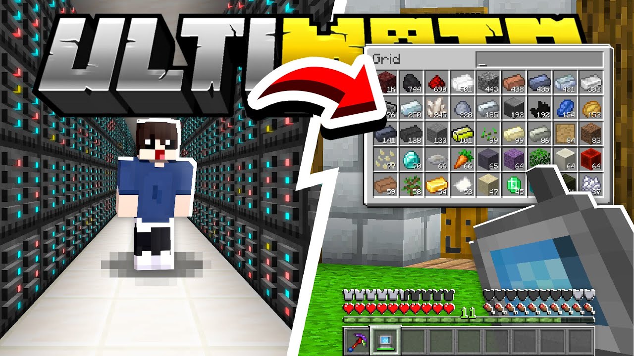 FIZ UM ARMAZÉM INFINITO SUPER OP no Minecraft Ultimato #18