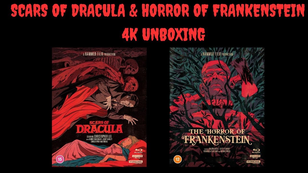 SCARS OF DRACULA & HORROR OF FRANKENSTEIN 4K UNBOXING