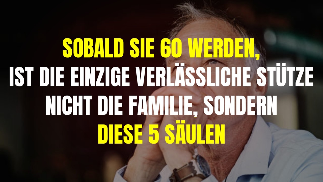 Jordan Peterson: Die 5 Wahren St&uuml;tzen im Leben ab 60