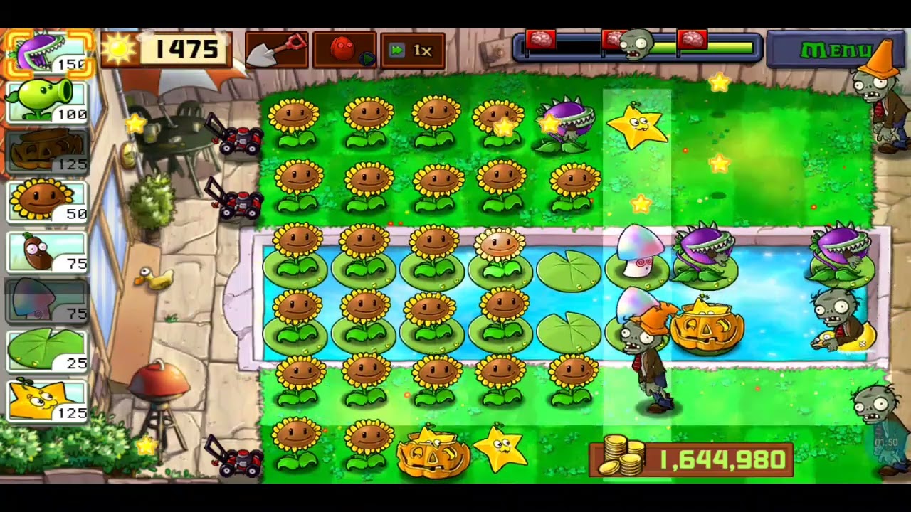 What is happen if hypnotized zombies meet with snorkel zombie? - PvZ Android