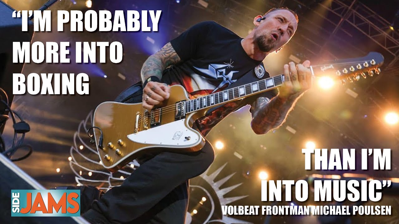 Side Jams #81: Volbeat's Michael Poulsen loves boxing. Training helped him get healthy & more sober.