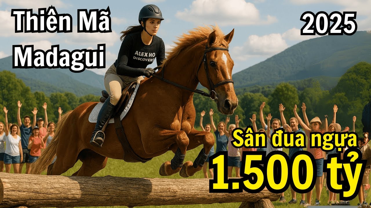 Đua ngựa địa h&igrave;nh tại trường đua Thi&ecirc;n M&atilde; Madagui 1.500 tỷ đồng