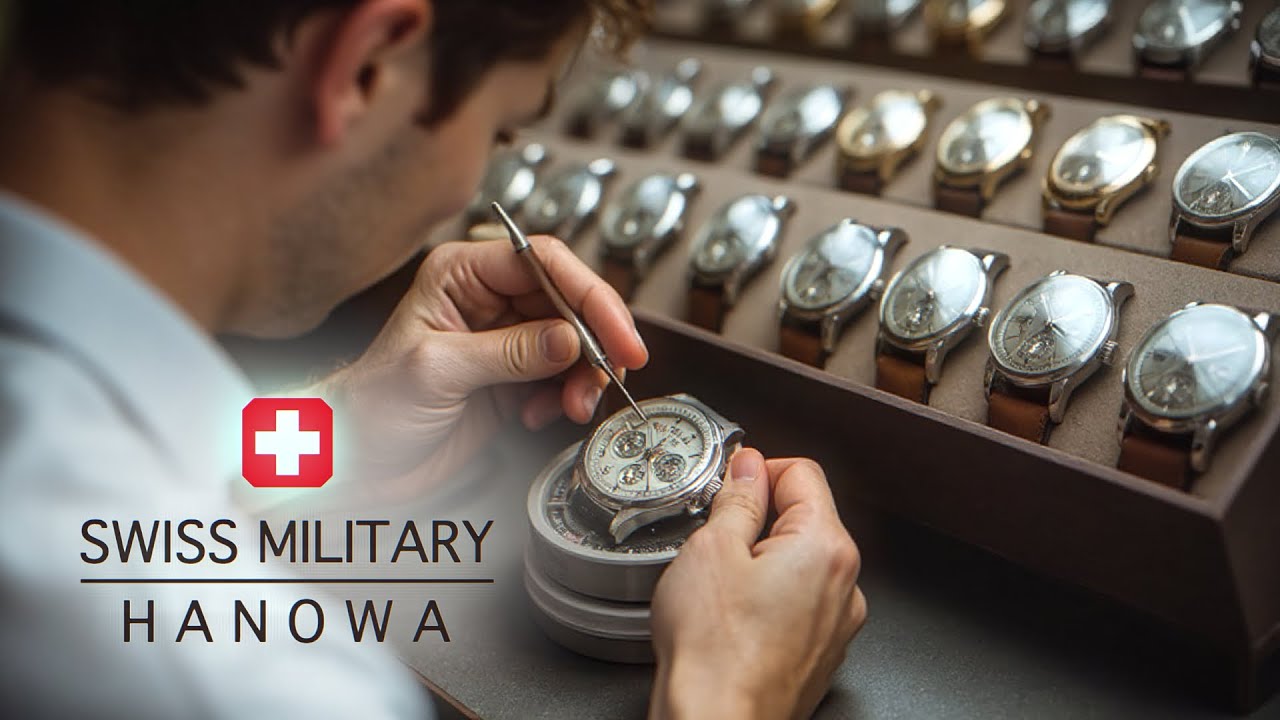 🔧 So werden Swiss Military – Hanowa Uhren hergestellt ⏱ | Schweizer Präzision im Detail