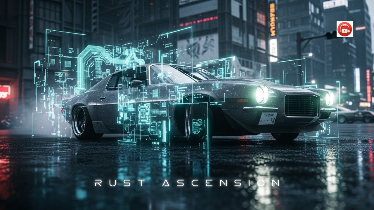 Rust Ascension | Cyberpunk Industrial Music for Coding & Focus | 3 Hours Productivity
