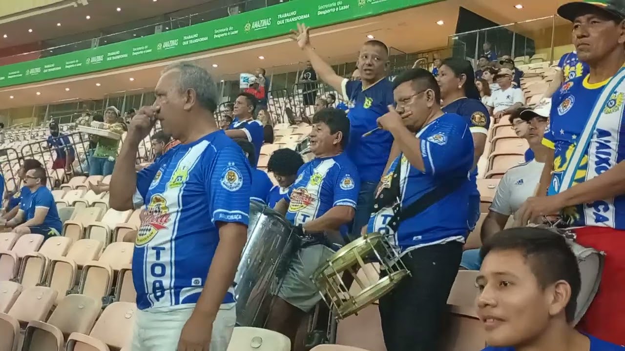 Torcida organizada Apaixonaça no jogo de Nacional x Manauara no Camp. Amazonense.