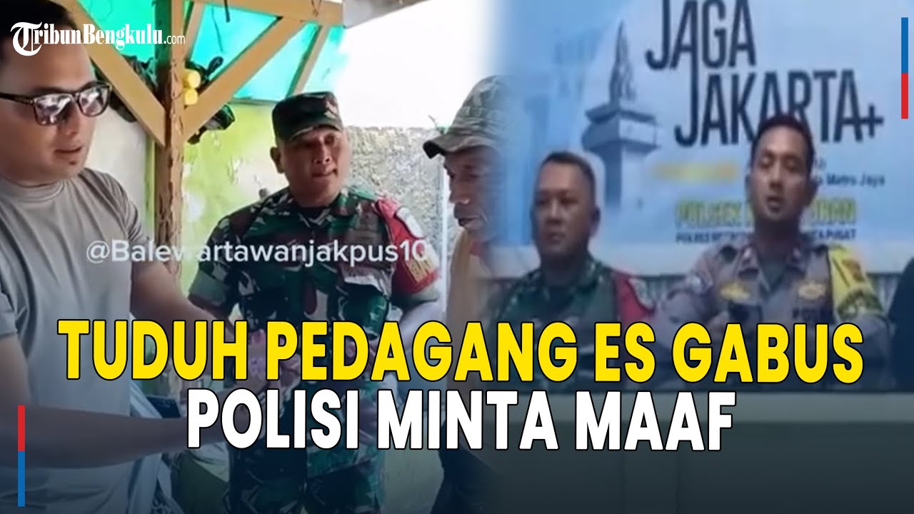 Sempat Tuduh Pedagang Es Gabus Pakai Spons, Aiptu Ikhwan Mulyadi Akui Salah dan Minta Maaf