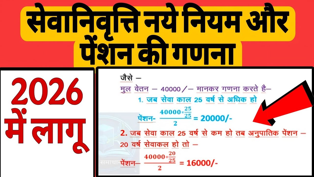 ⚠️ Retirement ke baad pension kitni milegi?| Pension Kitni Banegi? | Complete Formula