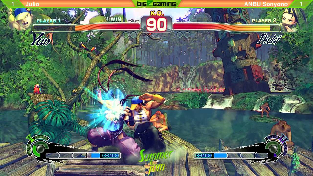 USF4 @ Summer Jam 9 - Julio (Yun) vs ANBU Sonyono (Ibuki) [720p/60fps]