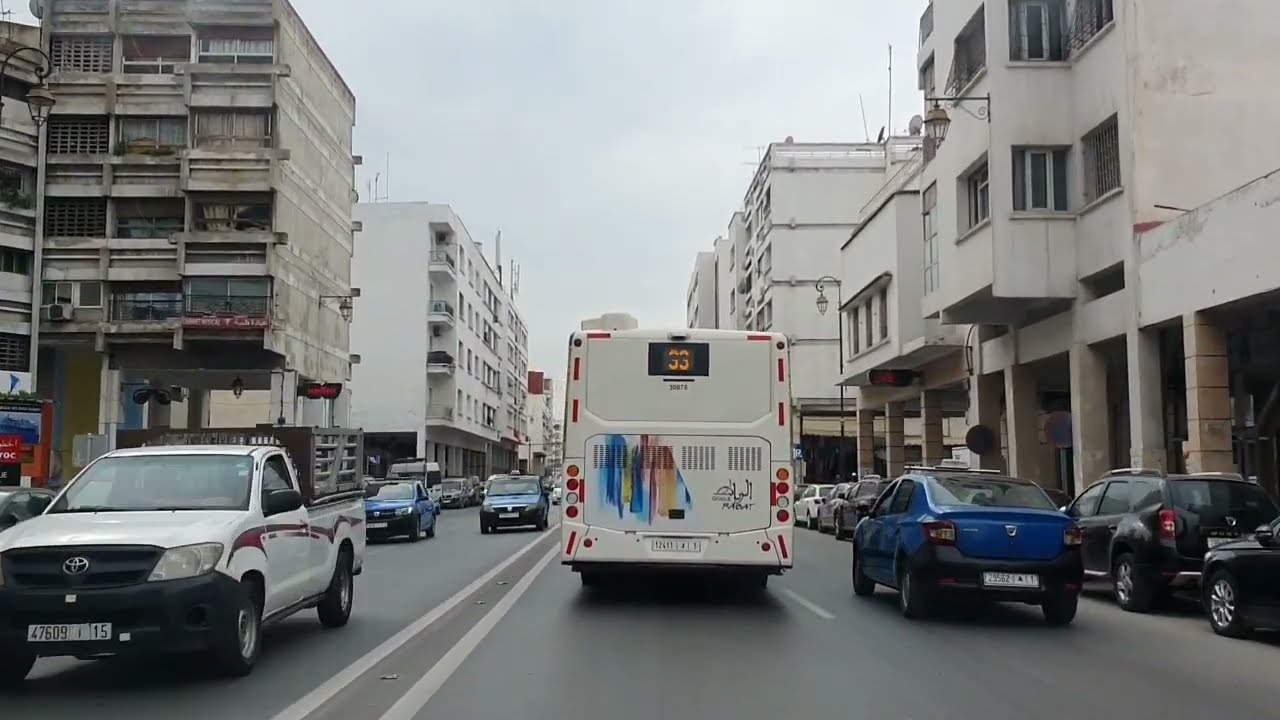 جديد عاصمة الأنوار من النفق المزدوج ....ديور الجامع ...محطة القطار الرباط أكدال ❤💥