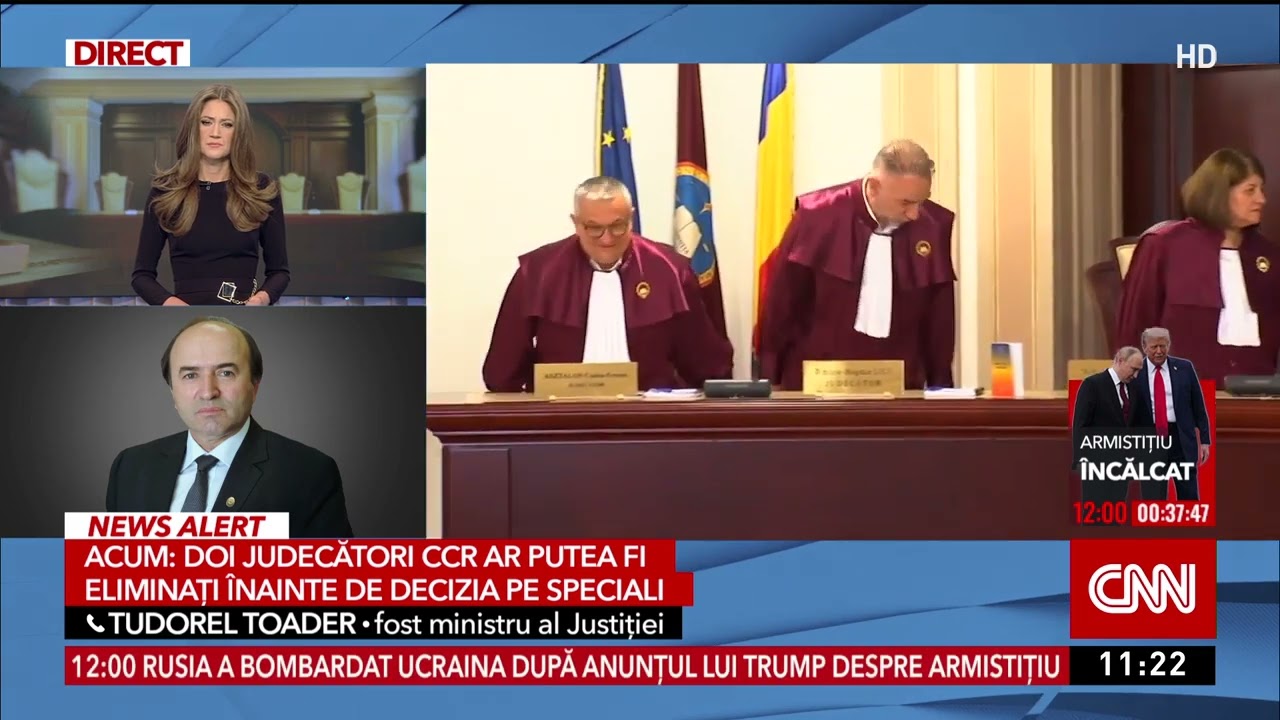 Zi crucială pentru justiția din România: Decizia de a suspenda doi judecători CCR