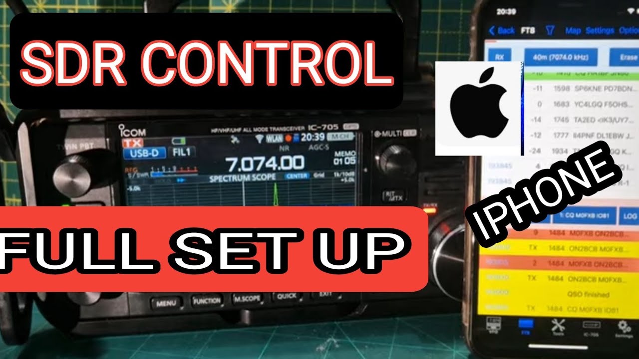 Iphone - SDR Control Install & Set Up