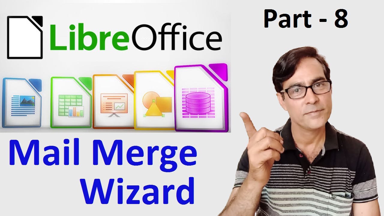 Mail merge wizard in Libre Office Writer | Libre office part - 8 | Libre Office for beginners
