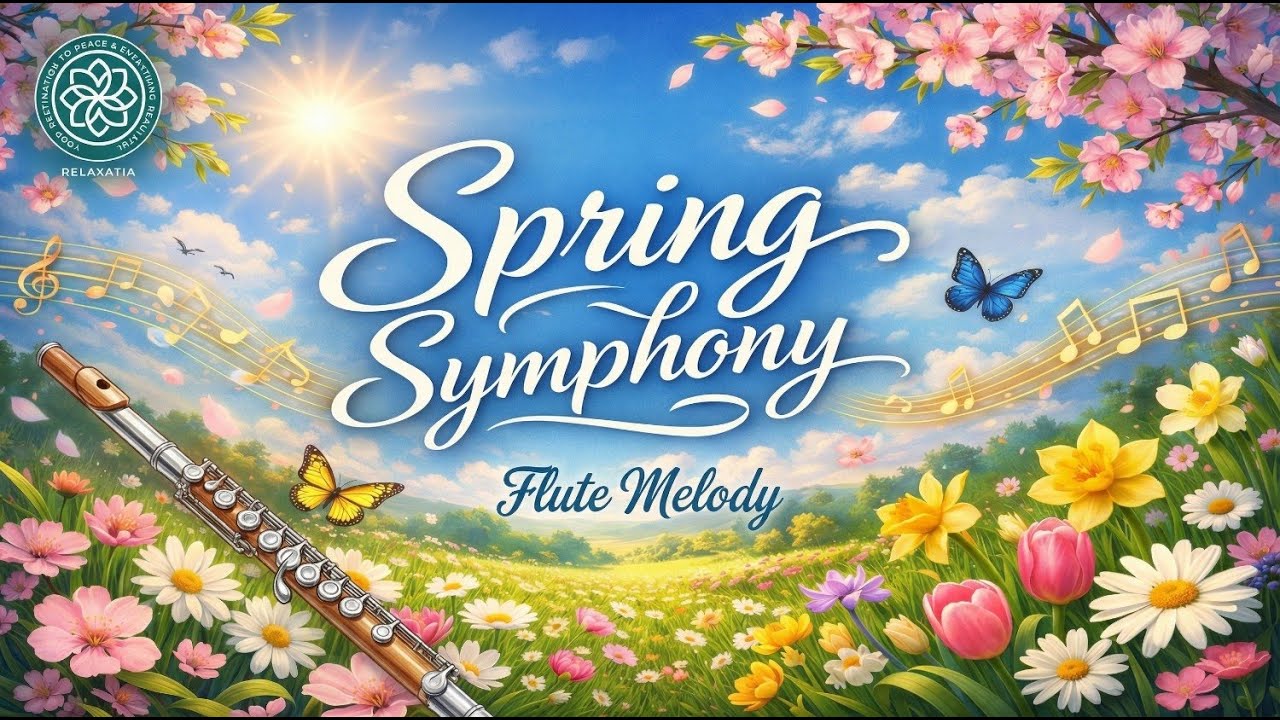 Spring Symphony |  Flute Fusion | Western & Indian Classical Music | Relaxing Instrumental