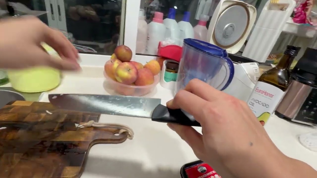 PoV Cooking Video - Beef Onion Stirfry Pasta