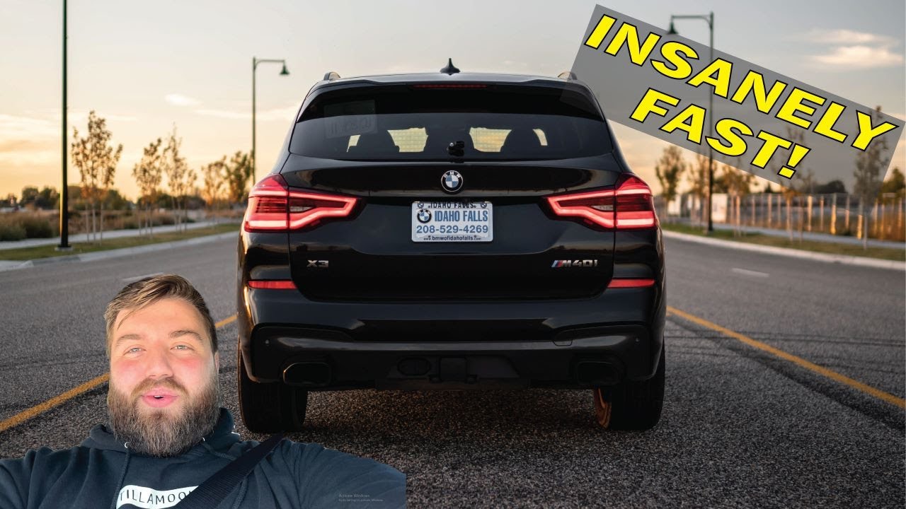 First drive in my TUNED and DOWNPIPED BMW X3 M40i (The loudest backfires I've ever heard!)