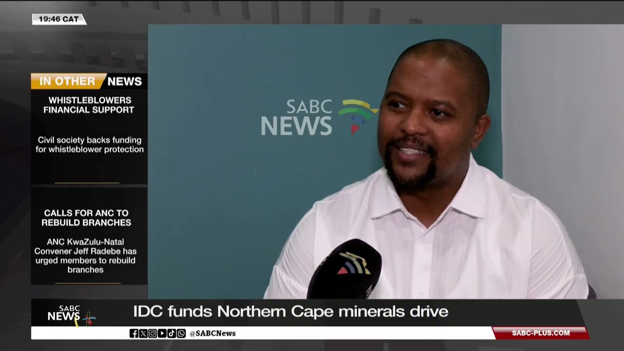 IDC funds Northern Cape minerals drive