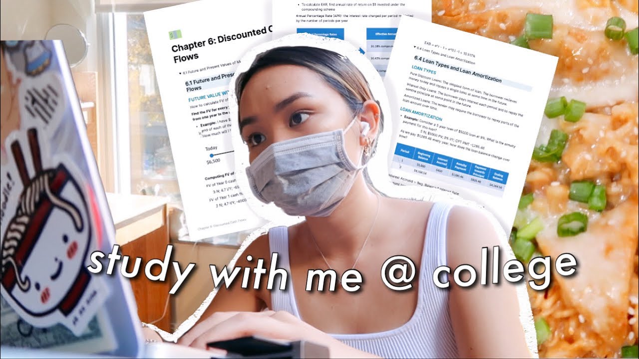 study with me @ college | a day in my life, hair refresh, cooking, exams, notion, clubs!