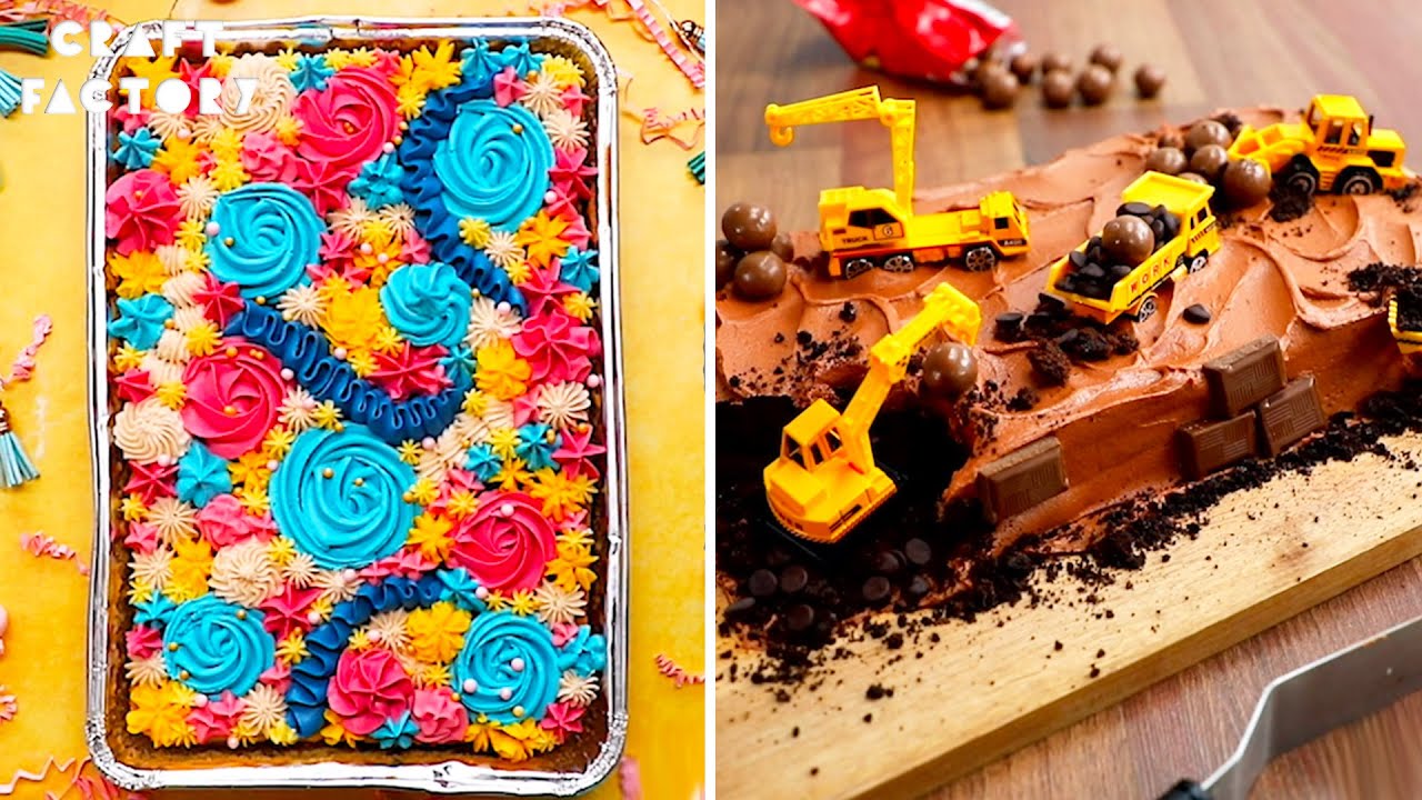 Amazing sheet cakes & cake hacks