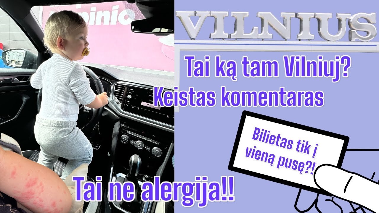 Vlog🤩Tai ką tam Vilniuj?🫣Keistas komentaras🤦‍♀️Bilietas tik į vieną pusę?🫣