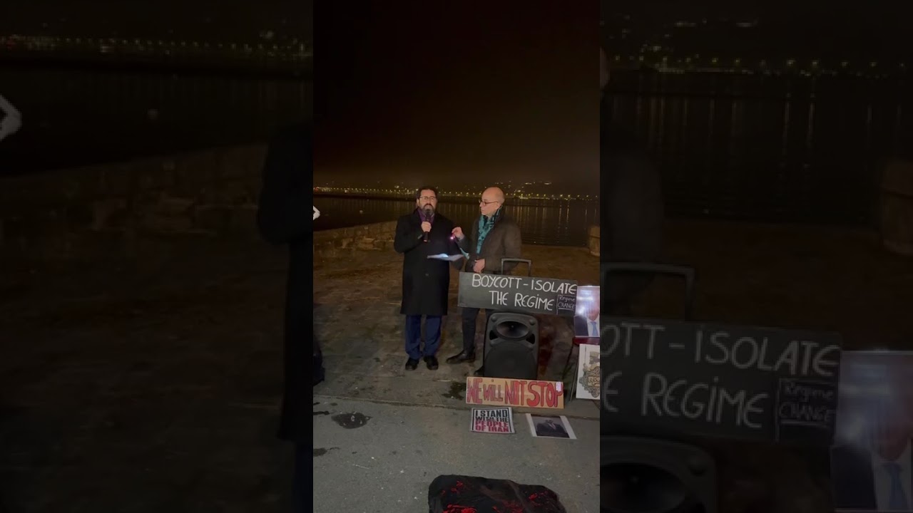 “I will always stand with the People of Iran” — Hillel Neuer at U.N. Rally