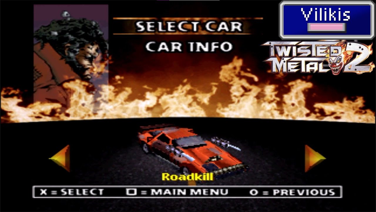 Twisted Metal 2 (PS1) - Roadkill Tournament