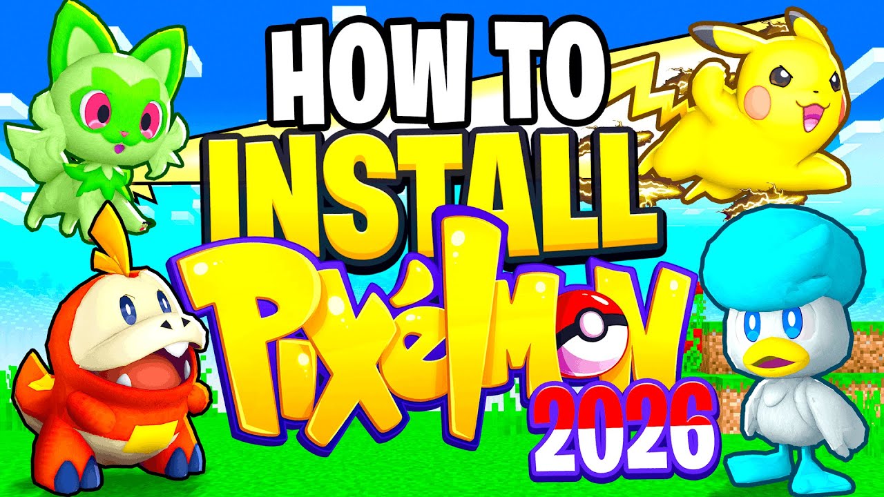 How To INSTALL Pixelmon In 2026! (Minecraft Pok&eacute;mon Mod)