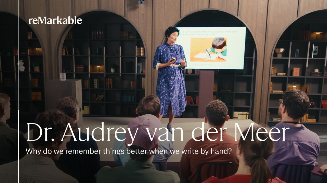 How handwriting benefits your brain | Neuropsychologist Dr. Audrey van der Meer