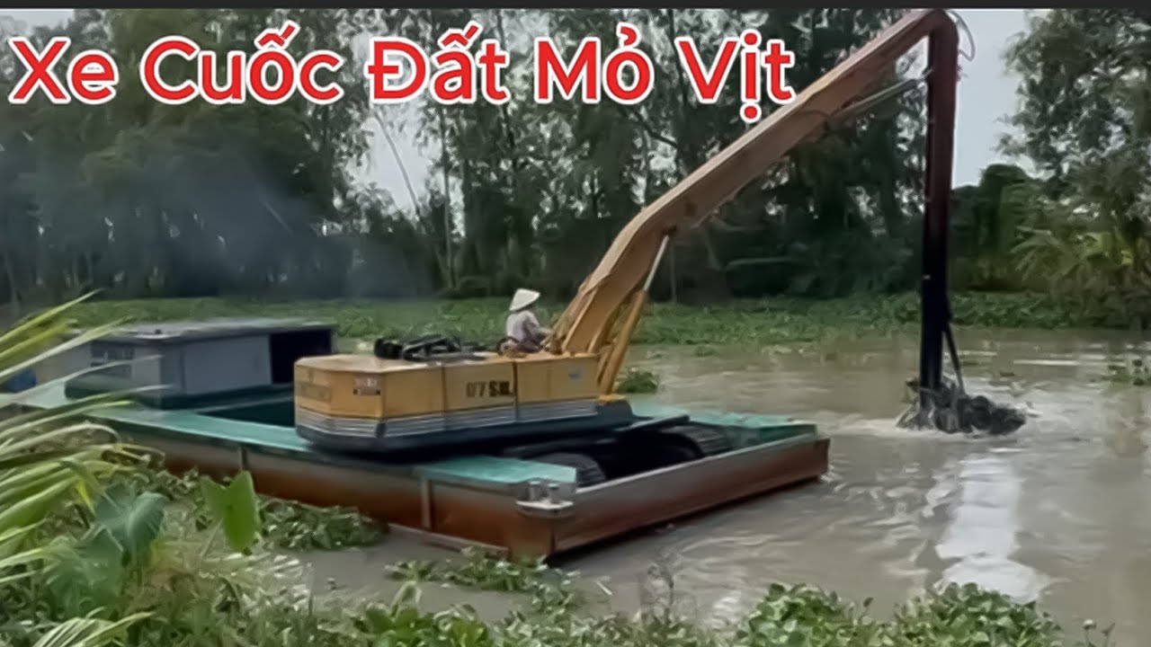 Máy xúc khổng lồ | máy múc cẩu | ô tô tải chở cát | xe công nông chế #mayxuc #máyxúc #excavator