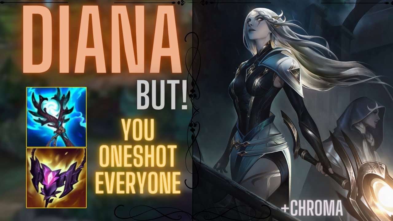JUST ONE SHOT EVERYONE WITH DIANA MID! SEASON 14 | DIANA MID