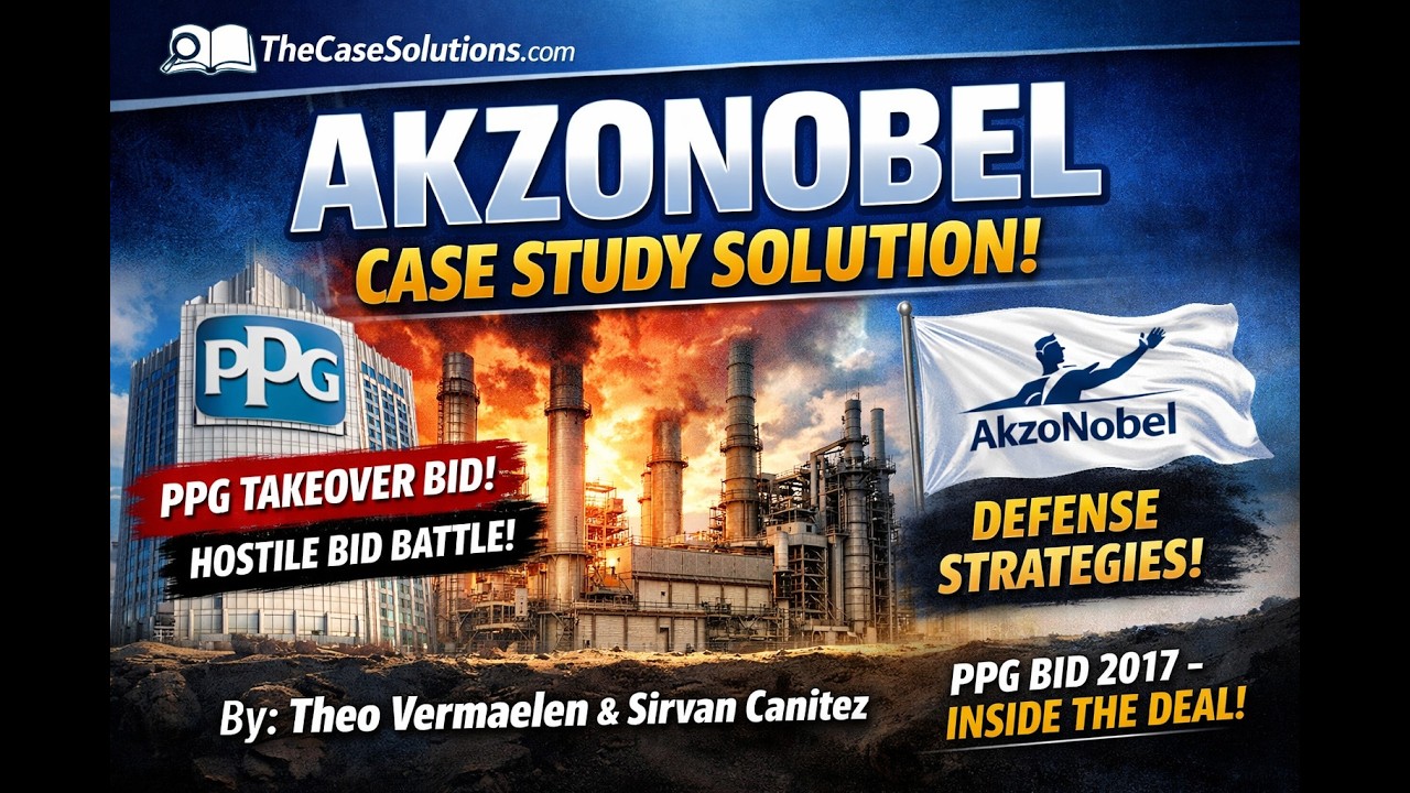 AkzoNobel Case Study Solution | Hostile Takeover & Defense Strategy Analysis | Harvard Case