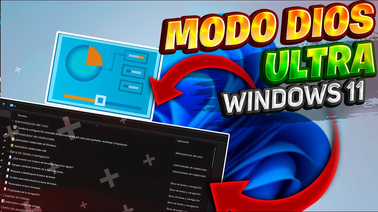 HABILITA! El MODO DIOS en Windows 11 / M&aacute;s OPCIONES en un SOLO CLIC