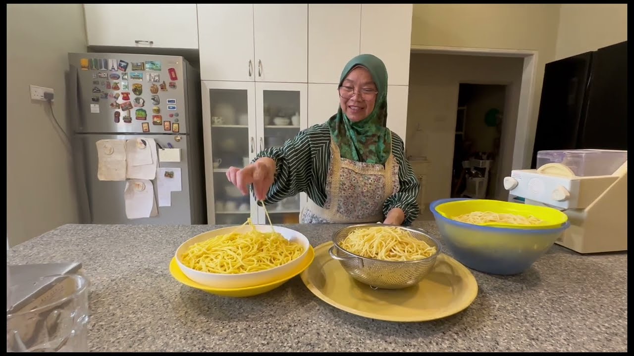Tak Perlu Beli Lagi! Mee Kuning Homemade untuk Stok Ramadhan 🍜 🌙✨