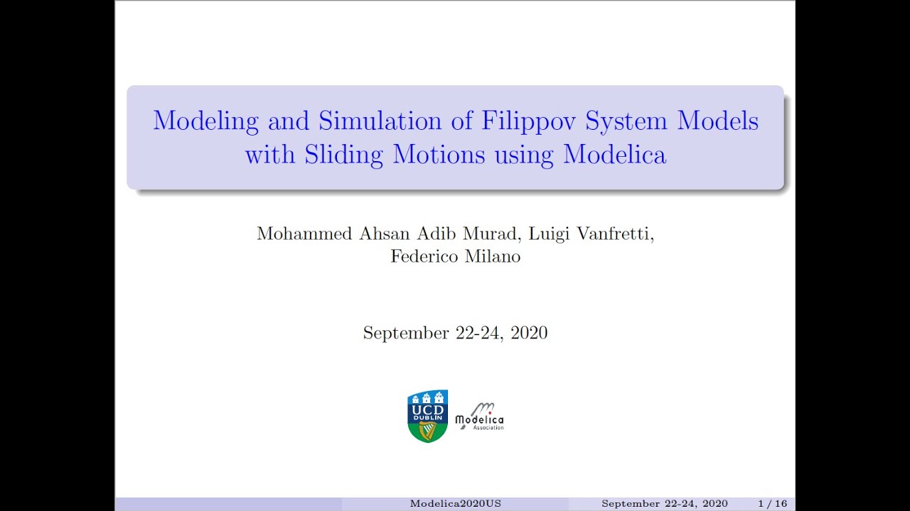 Modeling and Simulation of Filippov System Models with Sliding Motions using Modelica