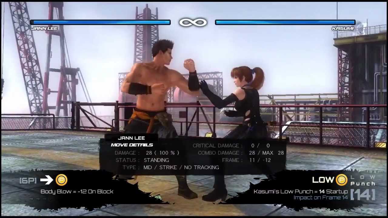 Dead Or Alive 5: Exploring Frame Data