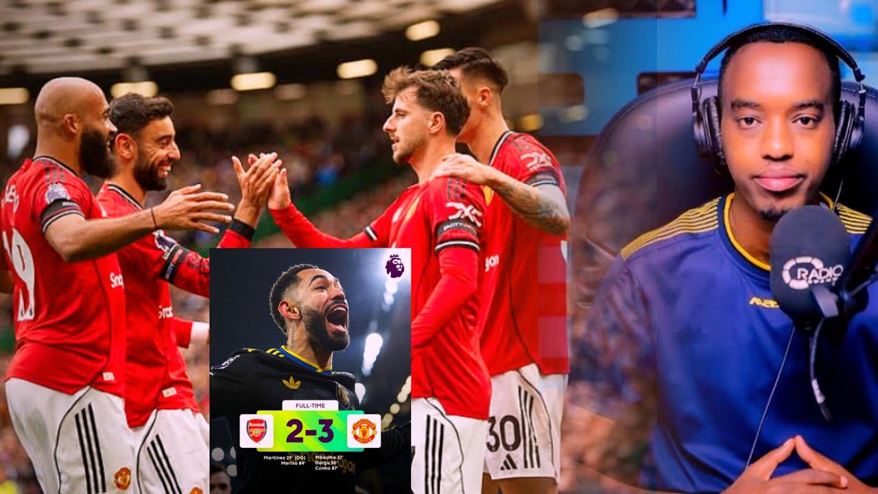UBUSESENGUZI ARSENAL YATSINZWE NA MANCHESTER UNITED RUGAJU REAGAN ARABISOBANUYE 