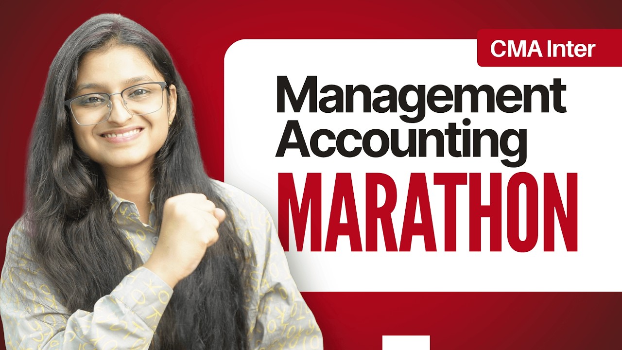 CMA Inter Management Accounting One Shot Marathon | Palak Sharma AIR -39