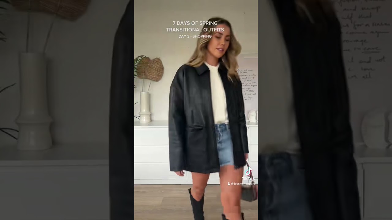GRWM spring transitional outfit ideas