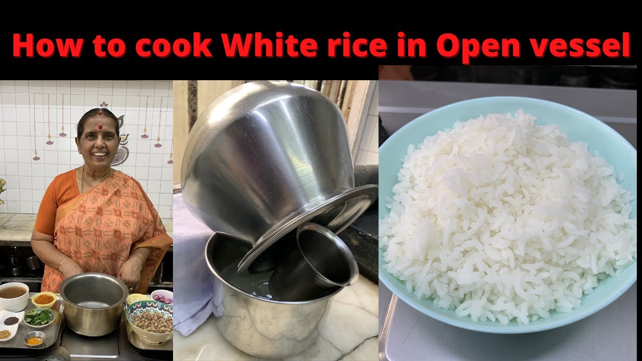 How to cook Rice Perfectly/ How to cook rice  in Open vessel by Revathy Shanmugam