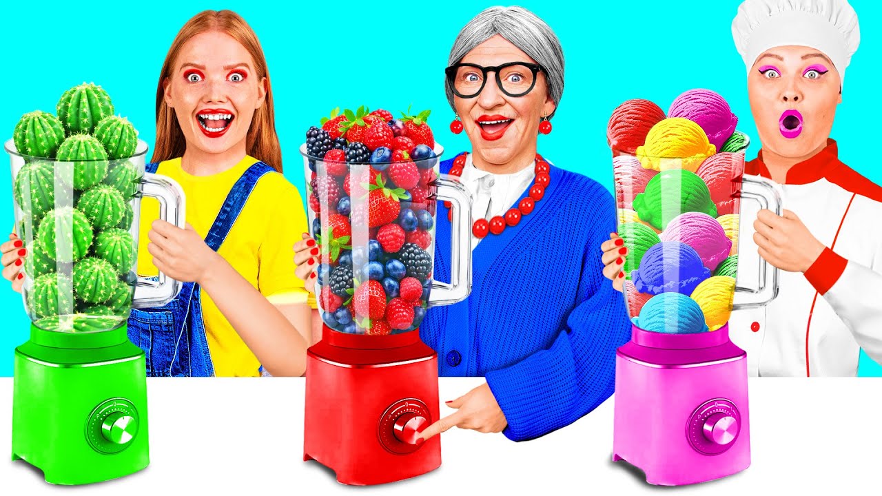 Кулинарный Челлендж: Я против Бабушки | Потрясающая Кулинарная Битва от AZaZa Challenge