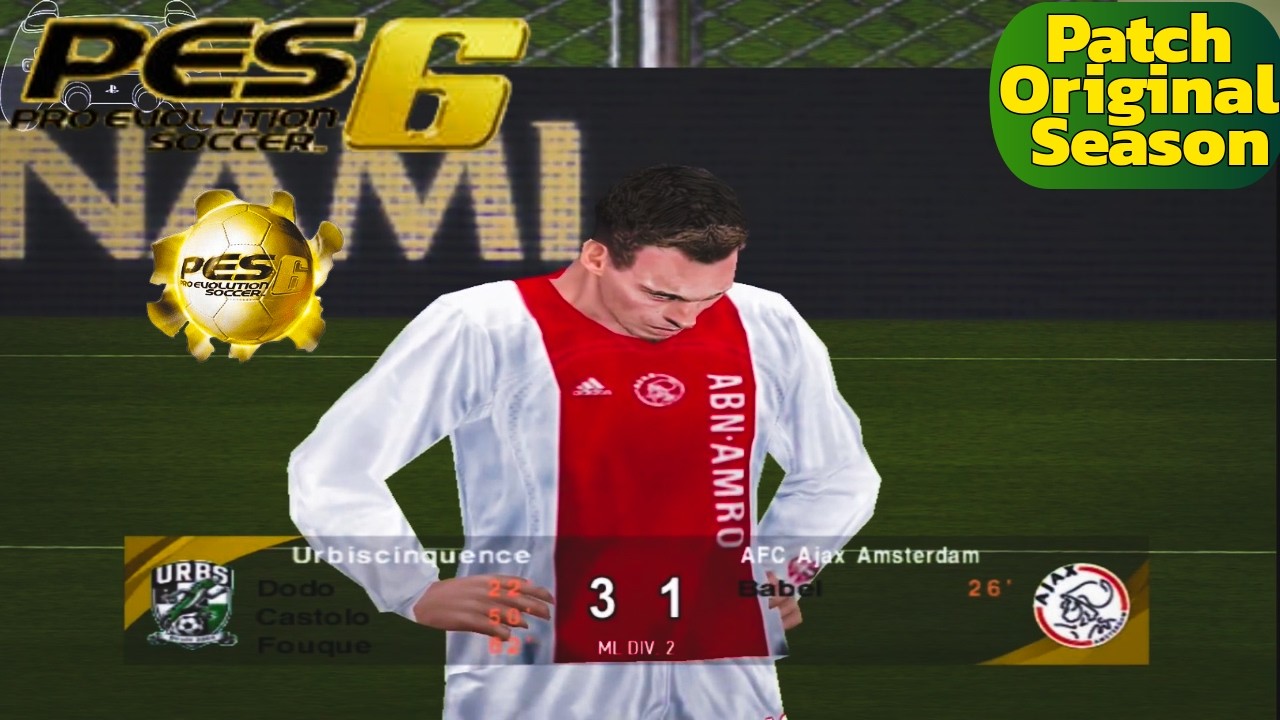 PES6 - PC - Patch Original Season - EP 04 #afcajax