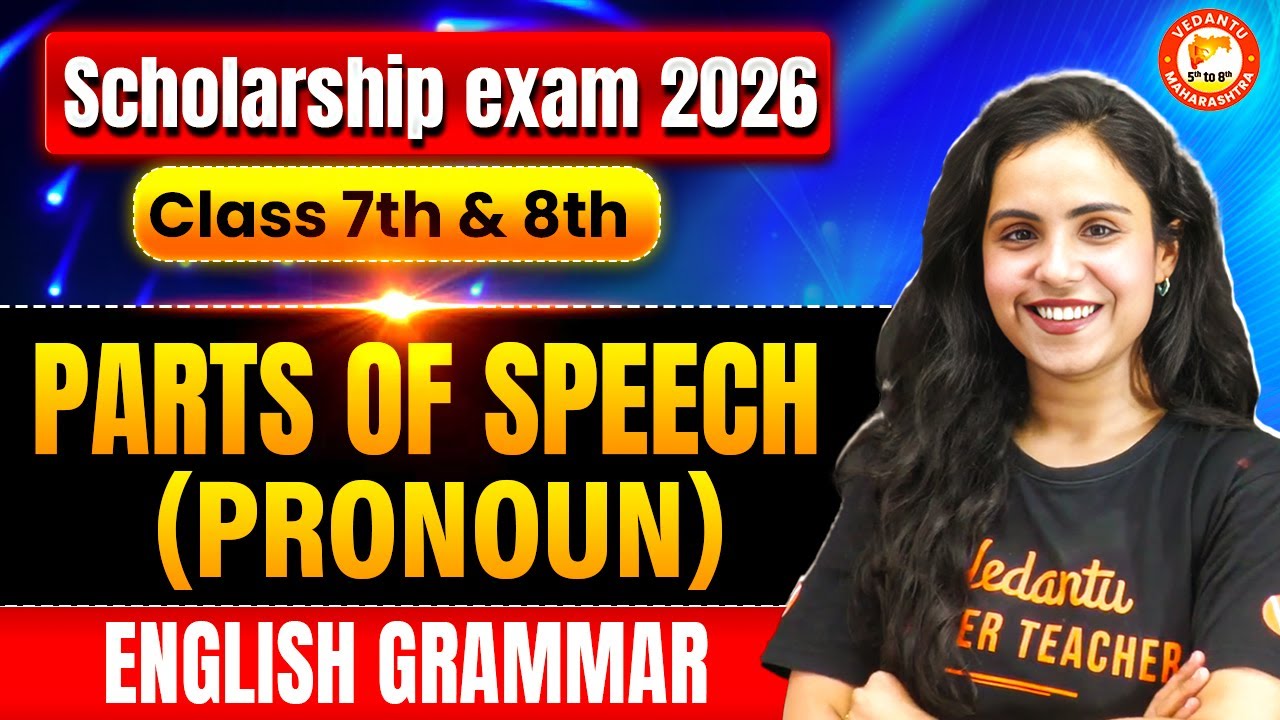 Scholarship Exam 2026 | Parts of speech - Pronoun | Class 7th & 8th English Grammar | Bhumika Mam