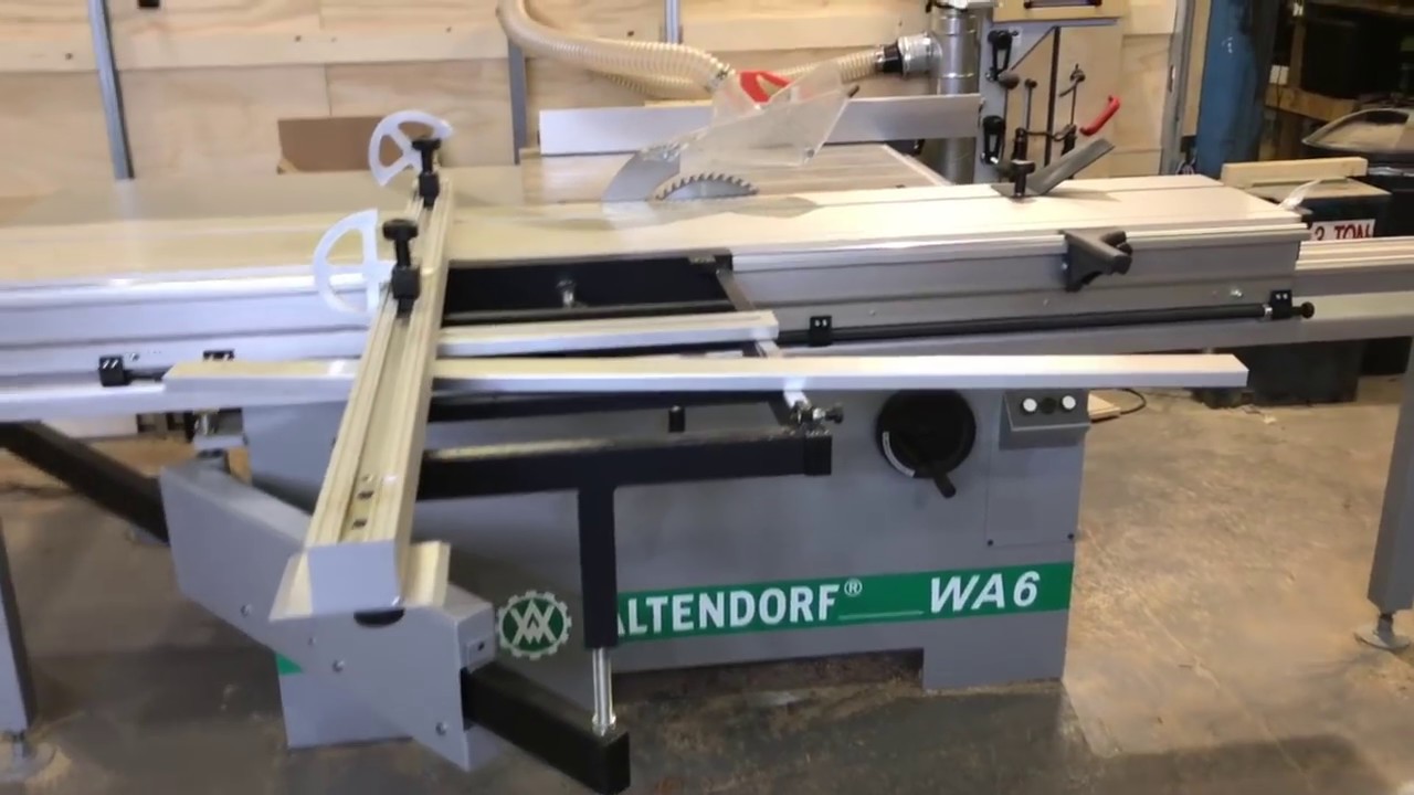 My New Sliding Table Saw  - Altendorf WA6  P1