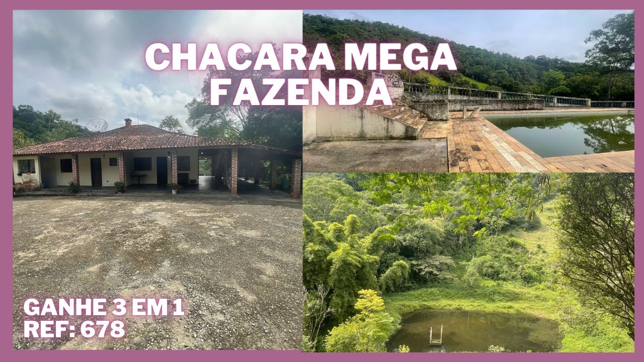 REF. 678, CHACARA MEGA FAZENDA EM PEDRO DE TOLEDO - SP, POR R$ 1.500.000,00.