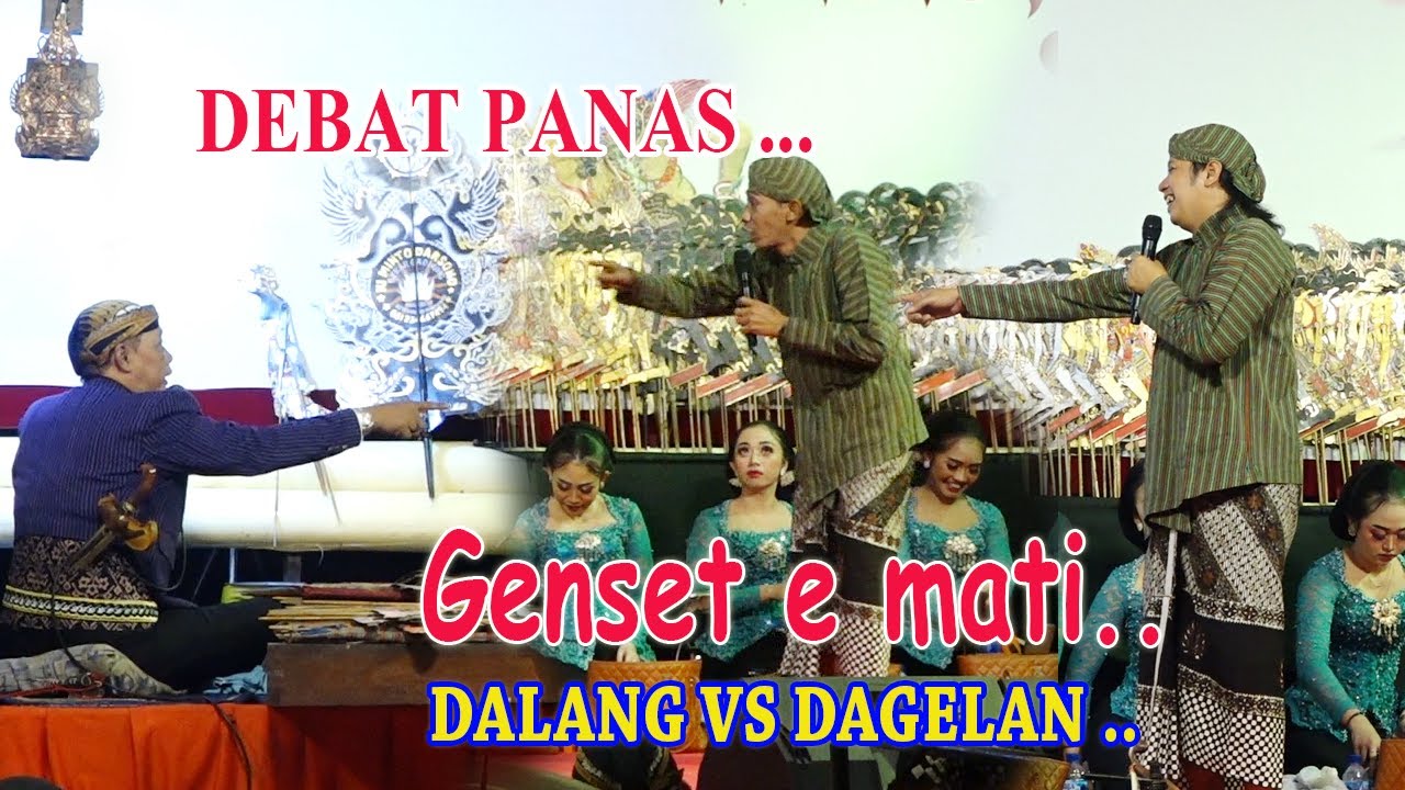 TERBARU ..TRENDING.TENAN//DALANGE TUKARAN KARO DAGELAN NGANTI GENSET E  DI PATENI...