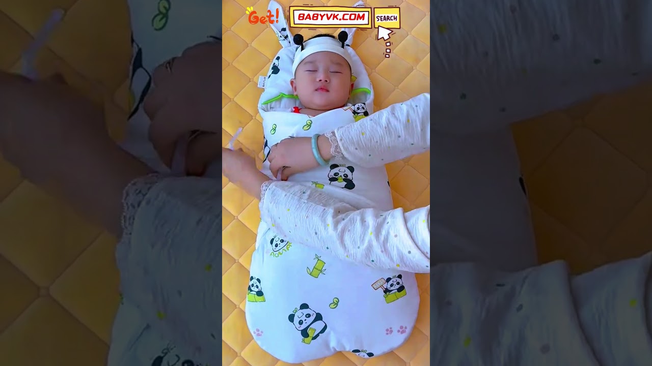 Want a 3-in-1 solution for wrapping, sleeping, and swaddling? Newborn Swaddle Blanket 