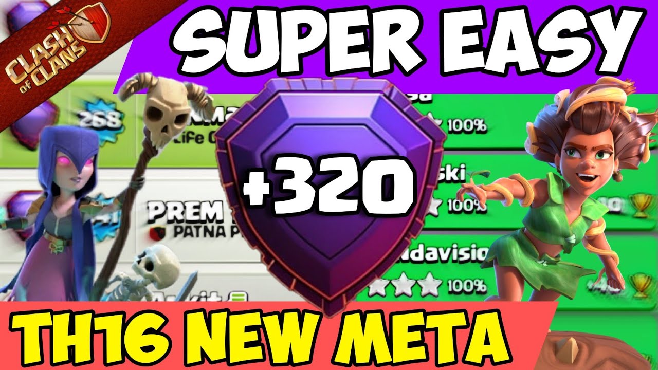 Super Easy TH16 Attack Strategy in Clash of Clans | Best New Meta 3 Star Strategy | Town Hall 16